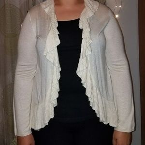 NWT Rafaella Beige Cardigan